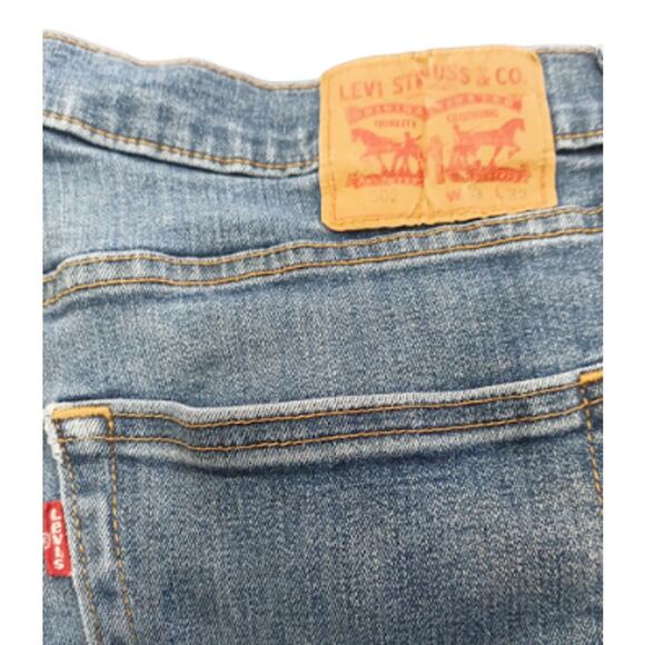 LEVI 502 BOOTCUT JEANS SIZE 33 X 32 10.5" RISE - Picture 5 of 7